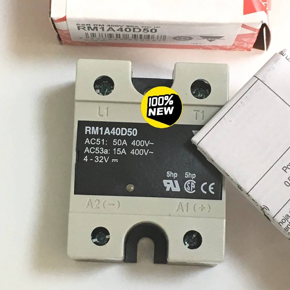 [议价]全新瑞士佳乐固态继电器RM1A40D50，50A 400