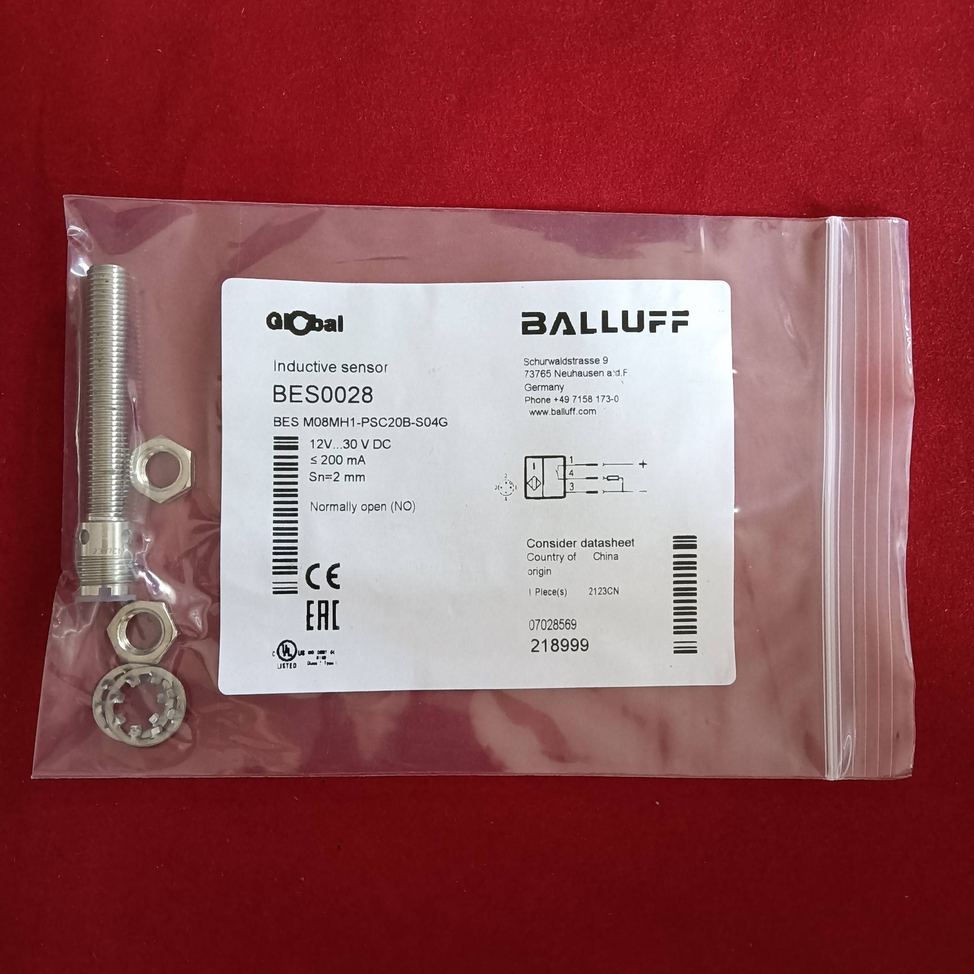 [议价]巴鲁夫 Induct Sensor BES0028！型