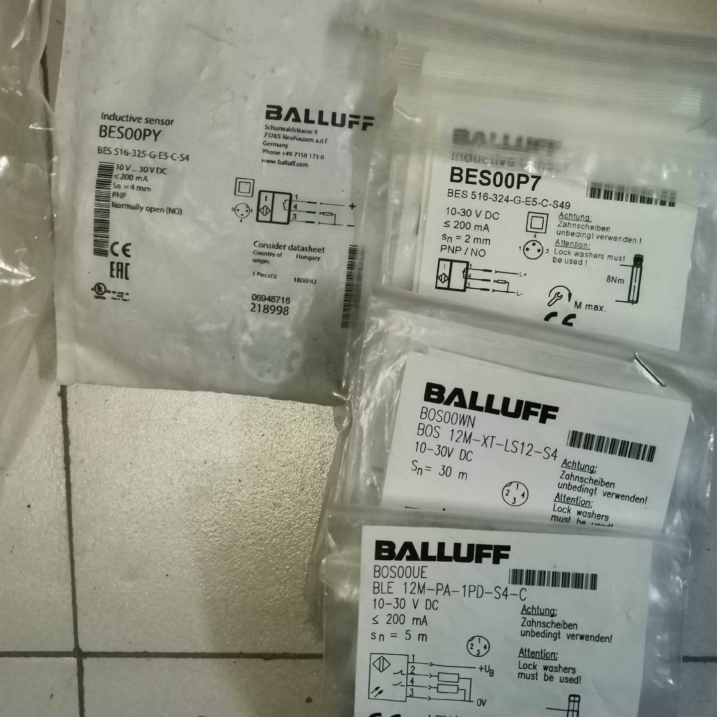 [议价]巴鲁夫传感器BES00PY BES00P7