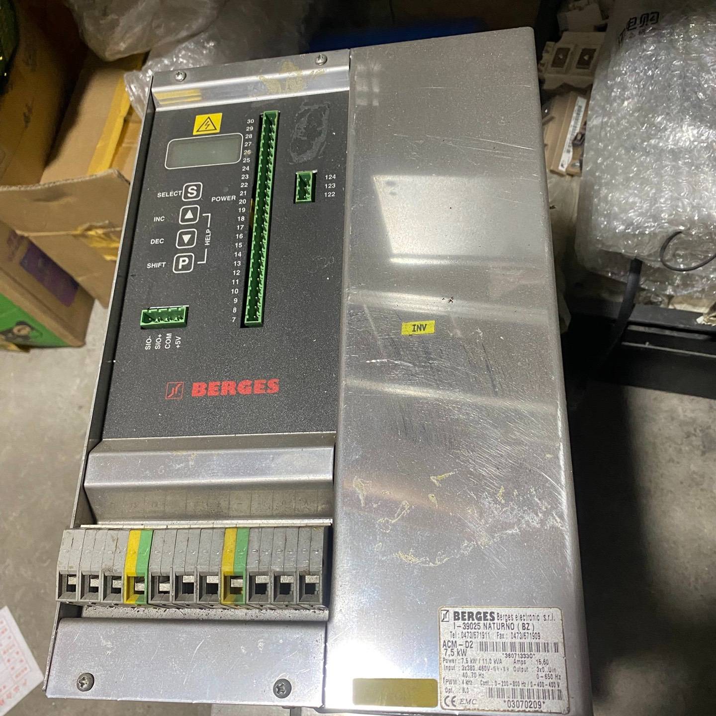 [议价]ACM-D2 7.5kw意大利博格BERGES伺服驱动器 7