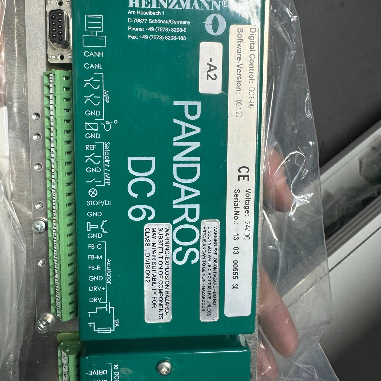 [议价]HEINZMANN海茵茨曼DC6-06数字调速器，PANDA