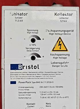 [议价]Bristol高压电源模块 型号：PowerPack Typ