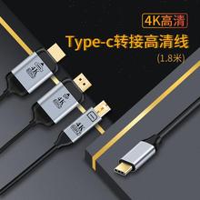 TYPE-C转HDMI/DP高清8K音视线Displayport适用苹果安卓1.4投屏线