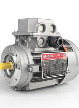 NAIGESE电动机MS5624 铝壳 高速 900W 380V木工机械 正品