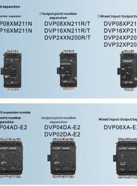 DVP08XM211N DVP08XN211R DVP08XN211T DVP08XP211R DVP08XP211T