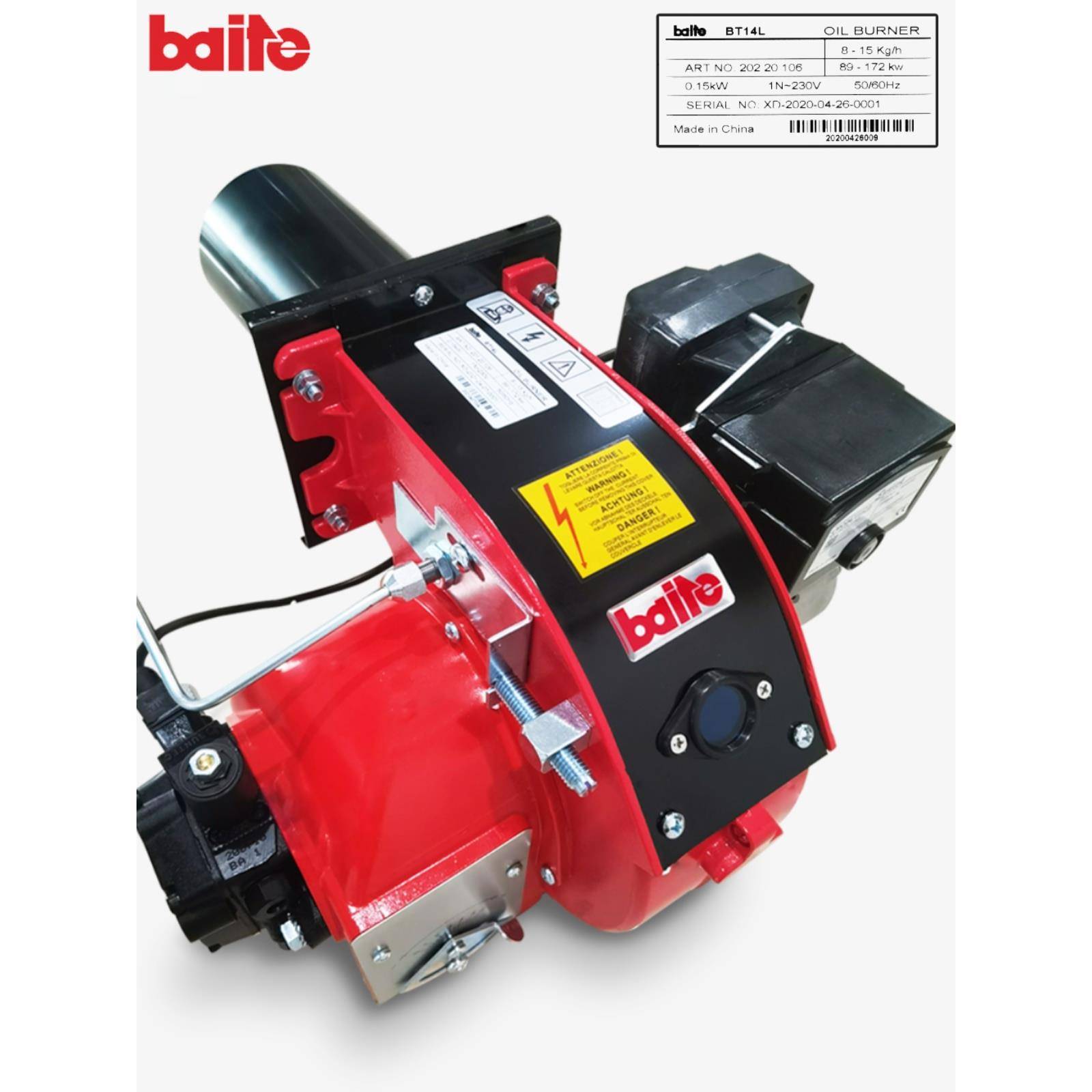 包邮Baite百特燃油燃烧器 BT14L BT18L BT26 BT35 柴油燃烧机锅炉