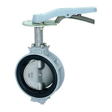 进口日本北泽蝶阀 10XJMEA铝合金蝶阀 KITZ手动蝶阀 对夹式蝶阀