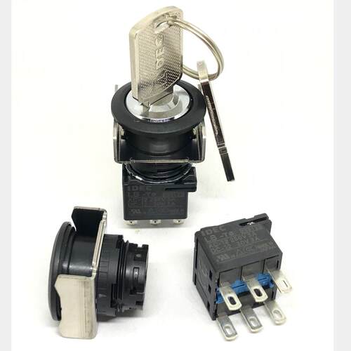 IDEC全新LB6K-2ST6A 3ST6A LB-T6马扎克机床钥匙开关圆形LB-T2 T1