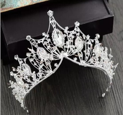 Wedding Crown Bridal Headpie Crystal Diadem Queen Crown