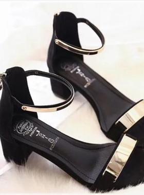 2018 ladies sandals high heels women shoes summer sandals