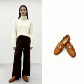 高货马皮乐福 意式 手工乐福鞋 DEAL得乐 两穿性女鞋 2E3230802