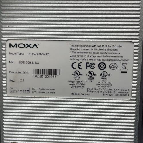 议价工业以太网交换机EDS-308-S-SCEDS-308-S-SC-TEDS-308-SS-SC