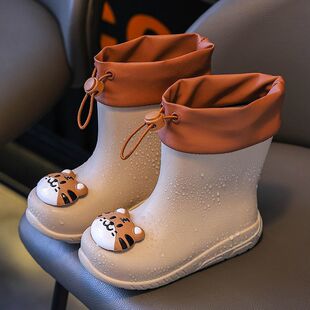 新品儿童雨鞋男童雨靴防滑男款宝宝幼儿小孩水鞋女童防水胶鞋轻便