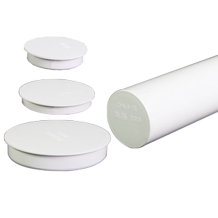 PVC管帽堵头排水管110内堵盖50堵盖75下水管盖子闷头管堵保护盖子