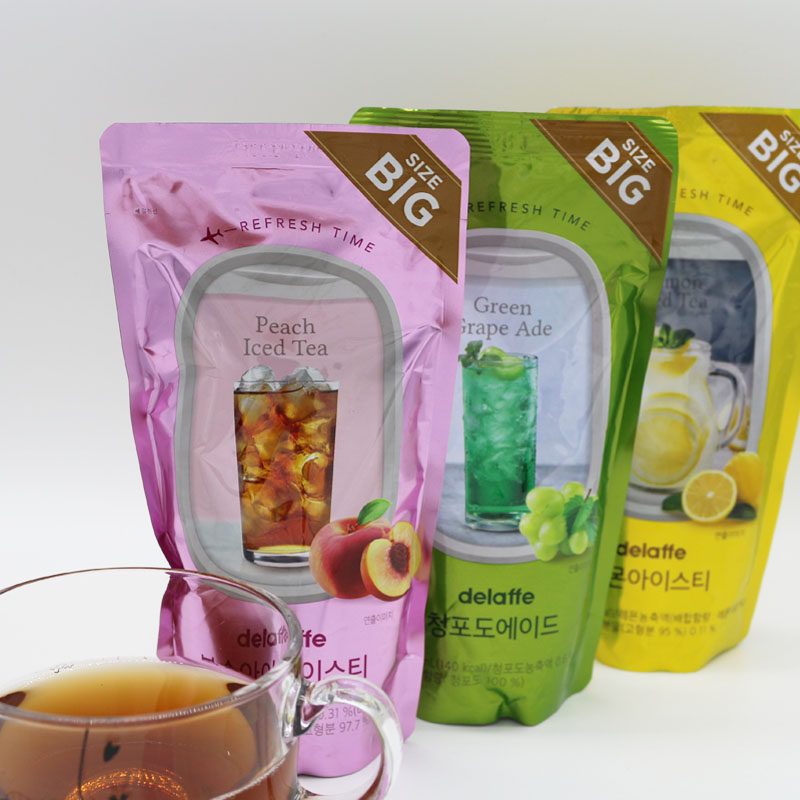 South Korea imports delaffe blue lemon flavor drink drink peach cherry