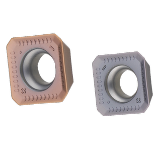 数控铣刀片45度四方SEKT1204AFTN车钢件不锈钢KM12铣刀盘铣床刀片