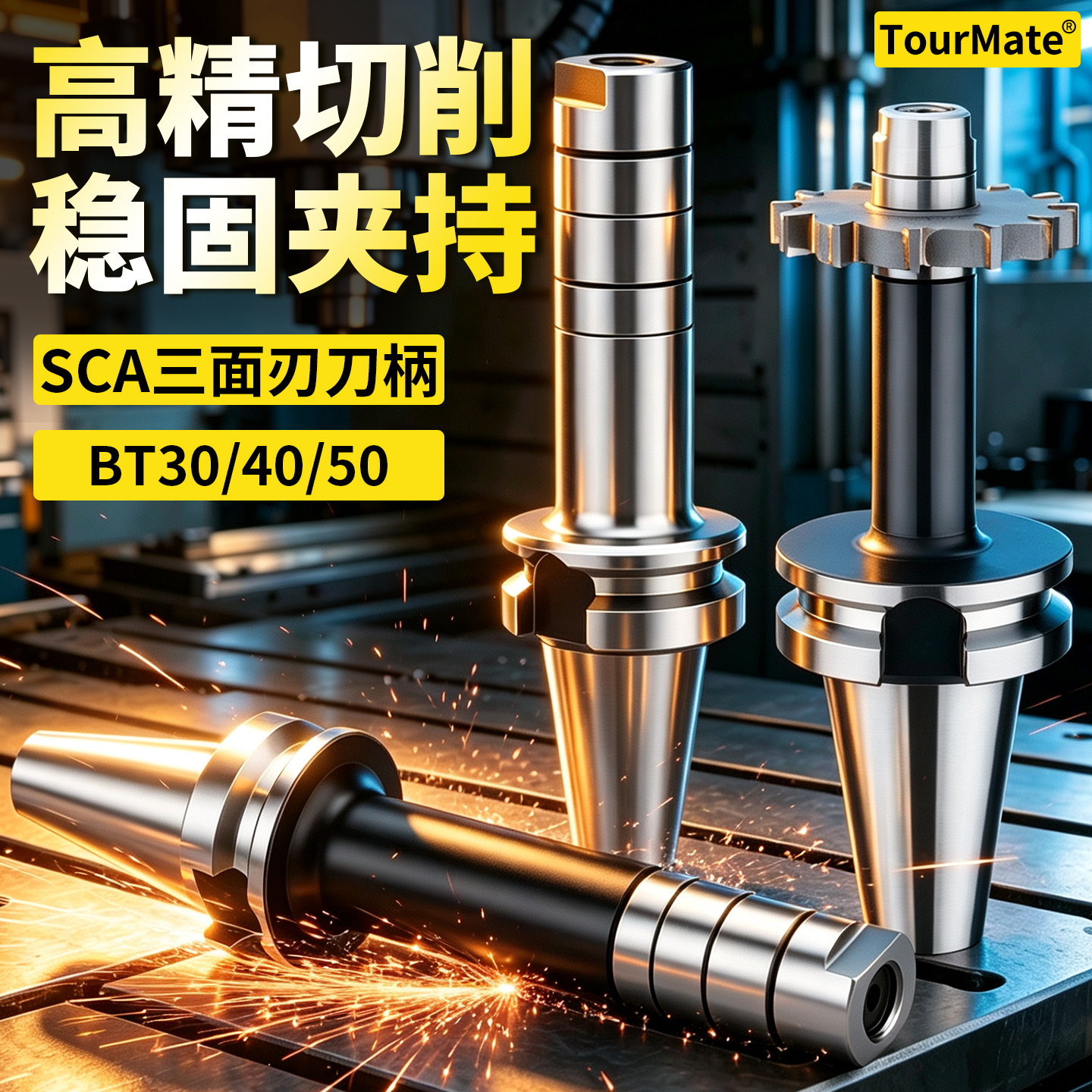BT-SCA三面刃刀柄锯片侧卧图片