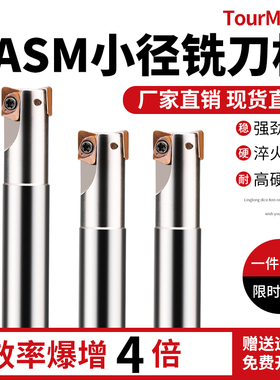 快进给铣刀片小径铣刀杆ASM07 D8-D16立铣刀清角刀杆日立JDMT0702