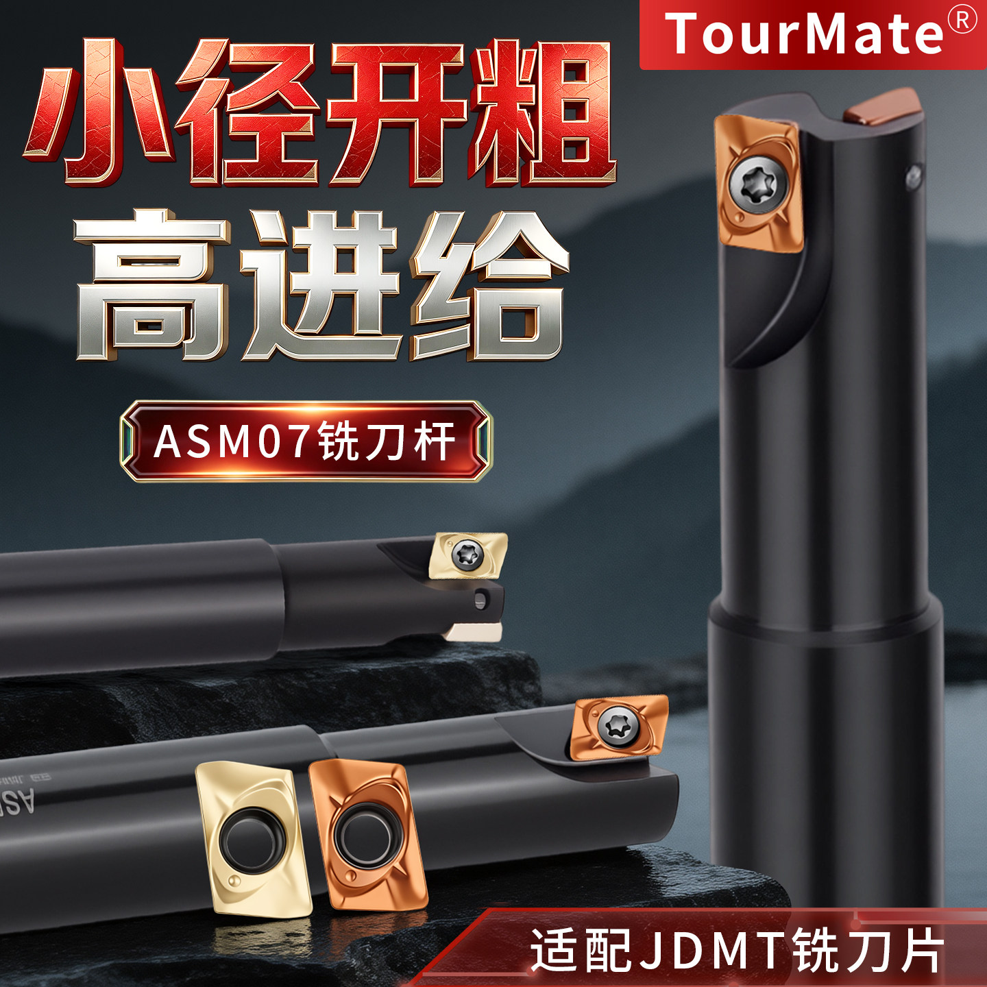 日立铣刀片快进给铣刀杆TourMate										
