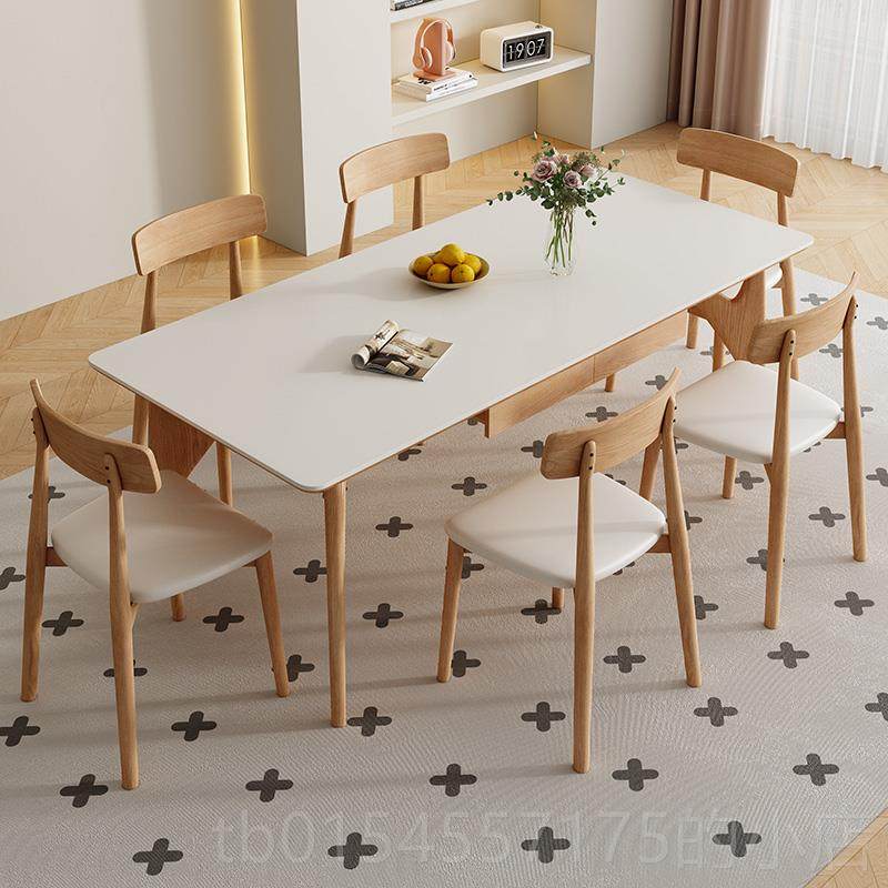 正品慕佐实岩板餐桌椅现代简约客厅小户型家桌用原木长方木形饭带,住宅家具,岩板餐桌,淘宝优惠券,粉丝福利购,淘宝优惠卷