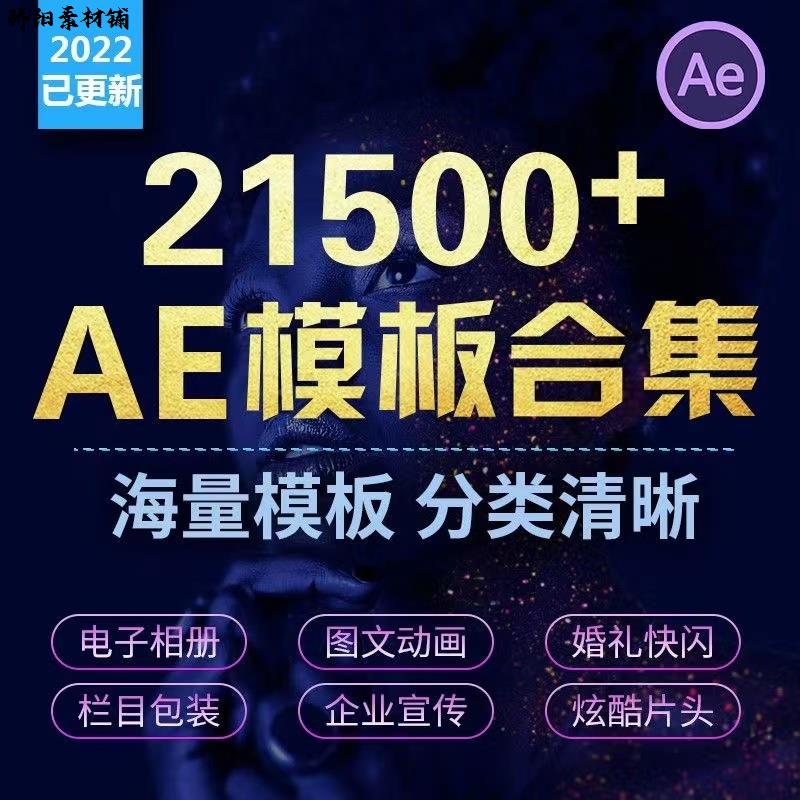 2023AE模版合集VideoHive开场片头快闪婚礼企业宣传相册视频素材