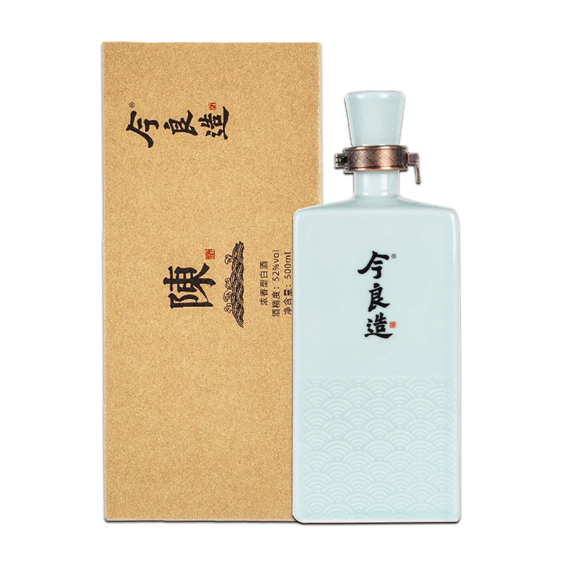 今良造52度纯粮酒浓香型白酒老酒