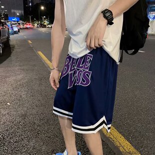 美式 街头嘻哈五分裤 高街篮球裤 21夏季 五分裤 复古运动短裤 10元 新款