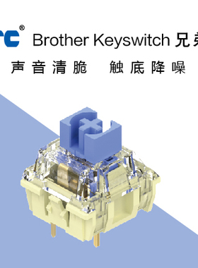 TTC兄弟轴 段落爽快清脆 声音纯净悦耳 37g  有声段落 机械键盘轴