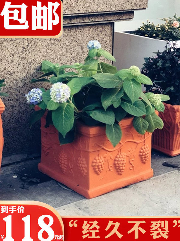 素烧方盆素材模板 素烧方盆图片下载 小麦优选