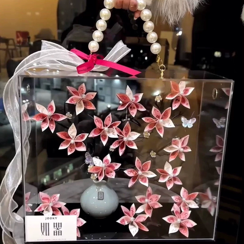 发财树有钱花礼盒材料包生日礼物送女友闺蜜实用高级感创意礼盒