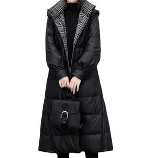 真皮棉服女绵羊皮风衣中长款2023款冬季过膝显瘦大码海宁皮衣外套