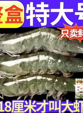 大虾【限时特价】青岛超大鲜冻虾