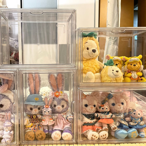 娃娃收纳展示柜亚克力盒子公仔娃娃机玩偶星黛露棉花玲娜贝儿