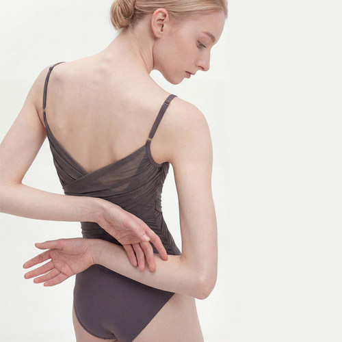 flexdans成人女芭蕾网纱吊带体服