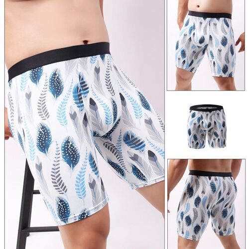 跑步加长款速干运动超薄男士内裤