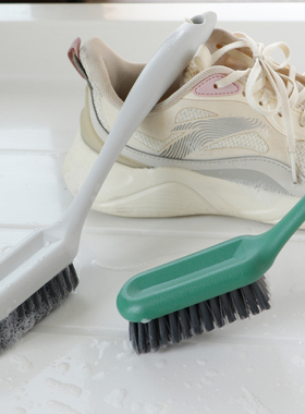家用鞋刷刷鞋神器加长细头弯柄小白鞋清洁刷全面可刷鞋内纯色刷子