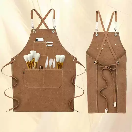 围裙画画专用美术生成人大褂画室