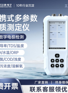手持式多参数水质测定仪电极法COD氨氮分析仪余氯溶解氧ORP检测仪