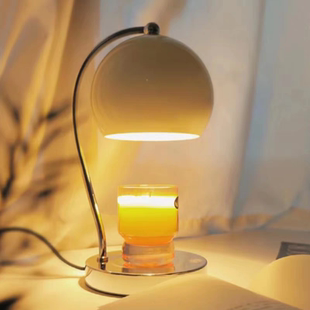 香薰融蜡灯无火蜡烛摆件香氛熔烛灯助眠床头台灯生日礼物夜灯高级