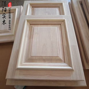 实木烤漆衣柜门法式美式原木风衣帽间橱柜酒柜橡胶红橡木质门定制