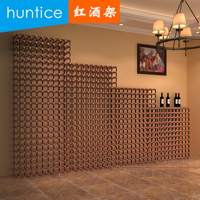 格多多酒架靠墙一面红酒墙红酒架储存红酒架子葡萄酒架置物架榉木