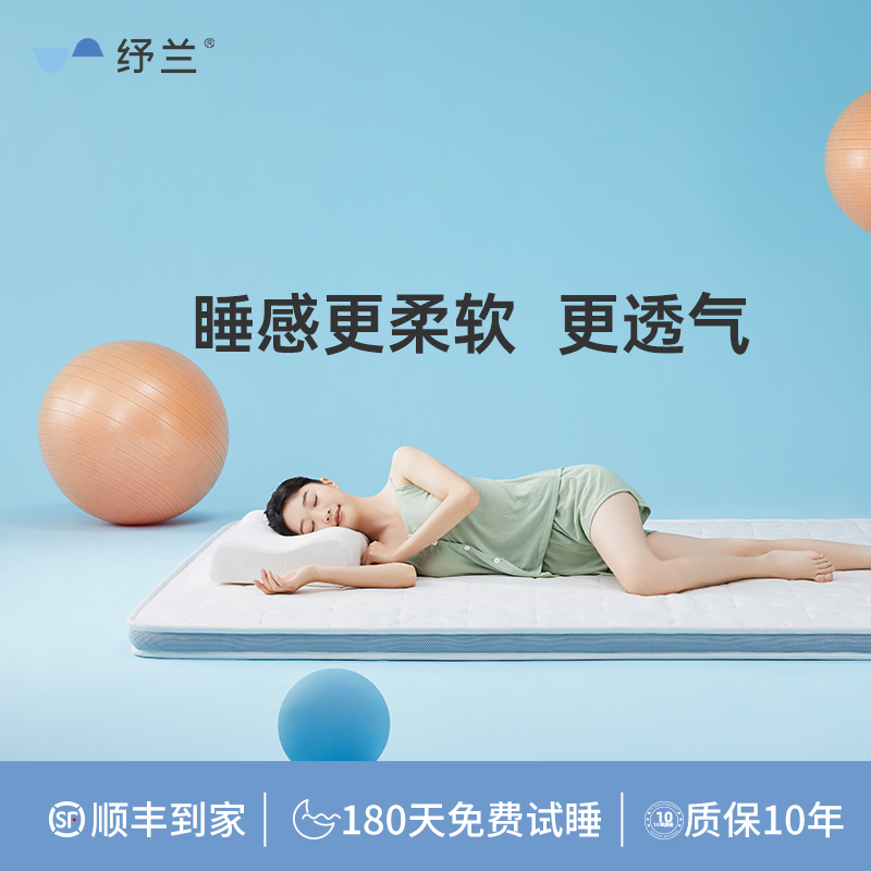 纾兰床垫薄垫软垫0胶0甲醛记忆棉特种海绵家用宿舍榻榻米可定制