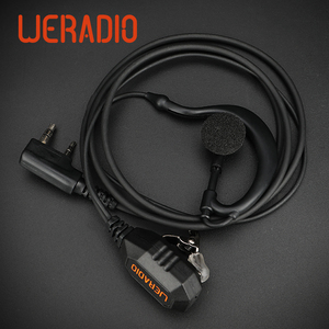 WERADIO对讲讲机耳机线通用入耳式K/M头小机小型耳挂通讯高档耳麦