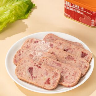 淮河午餐肉蚌埠肉联厂火腿猪肉198g 90%猪肉不添加鸡肉涮火锅即食