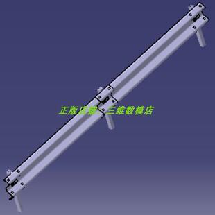 公路波形护栏 城市马路道路围栏杆 三维几何数模型 3D打印素材stp