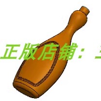 塑料瓶洗衣液洗洁精瓶子Solidworks含参曲面 3D三维几何数模型stp