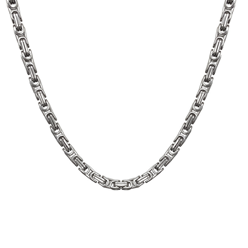 thumbnail for CHENXI new titanium steel does not fade necklace male hip-hop tide retro basic simple chain couple