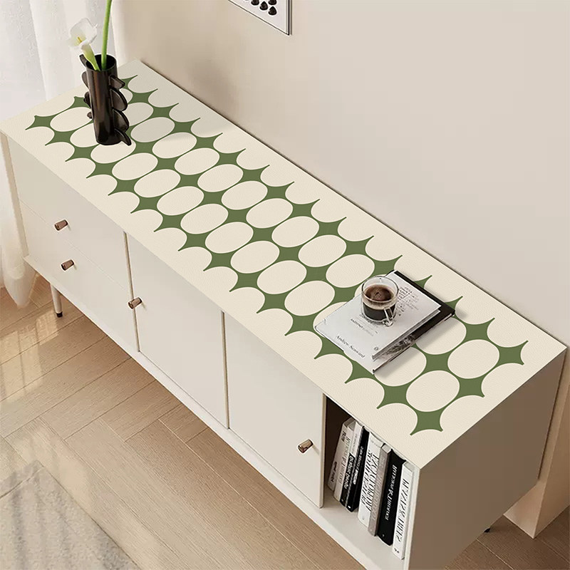电视柜垫皮革pvc桌垫防水餐边柜轻奢高级感桌布鞋柜玄关柜台面垫,居家布艺,桌布,淘宝优惠券,粉丝福利购,淘宝优惠卷