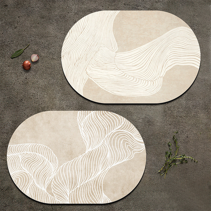 椭圆形西餐垫高颜值餐垫