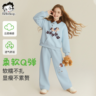 【马年系列】贝蒂女童童装洋气套装2026春季新款儿童中大童两件套